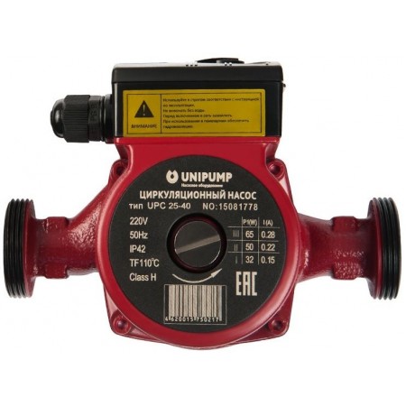 Насос циркуляционный Unipump UPC 25-40 180 72Вт 3420л/час (53843)
