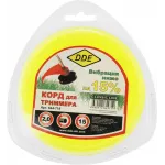 Леска для садовых триммеров DDE 644-719 d=2мм L=15м