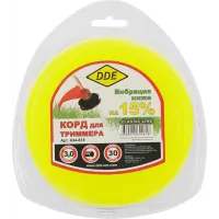 Леска для садовых триммеров DDE 644-818 d=3мм L=30м