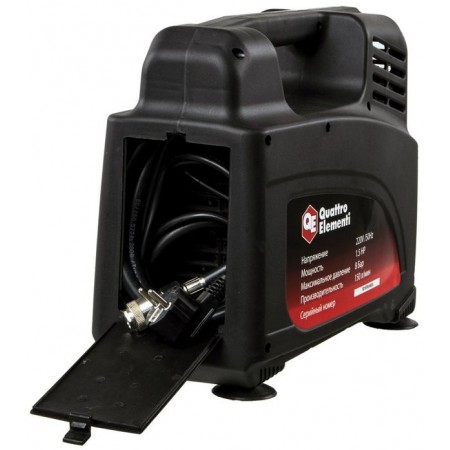 Компрессор поршневой Quattro Elementi KM 0-150 безмасляный 150л/мин 1100Вт черный Компрессор поршневой Quattro Elementi KM 0-150 безмасляный 150л/мин 1100Вт черный