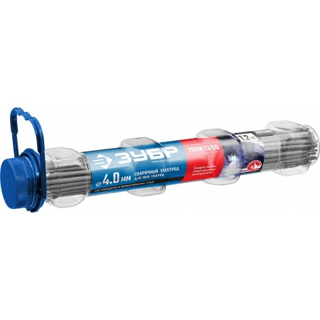 Электрод Зубр 40021-4.0 D4мм L350мм 1.2гр серый Электрод Зубр 40021-4.0 D4мм L350мм 1.2гр серый
