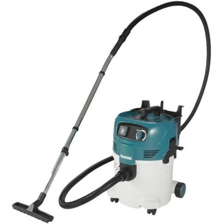 Строительный пылесос Makita VC3012L 1200Вт (уборка: сухая/влажная) синий