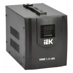 Стабилизатор напряжения IEK Home 1.5кВА однофазный черный (IVS20-1-01500)