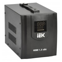 Стабилизатор напряжения IEK Home 1.5кВА однофазный черный (IVS20-1-01500)