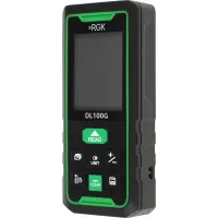 Лазерный дальномер RGK DL100G 2кл.лаз. 535нм цв.луч. зеленый (778190)