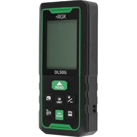 Лазерный дальномер RGK DL50G 2кл.лаз. 535нм цв.луч. зеленый (778176)