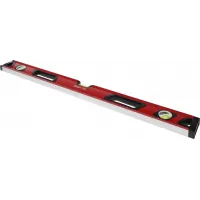 Уровень RGK U7080 пузырьковый 3глаз. магнит. красный