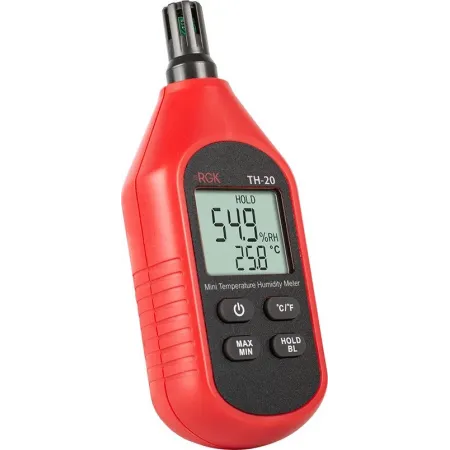 Термогигрометр RGK TH-20 портативный красный/черный (776486)