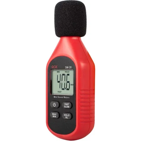 Измеритель уровня шума RGK SM-20 портативный красный/черный (776530)