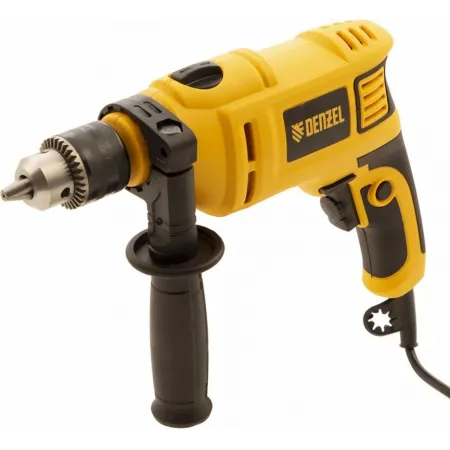 Дрель ударная Denzel ID-750 750Вт ключевой реверс (кейс в комплекте) (26307) Дрель ударная Denzel ID-750 750Вт ключевой реверс (кейс в комплекте) (26307)