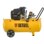 Компрессор поршневой Denzel DKV2200/100,Х-PRO масляный 400л/мин 100л 2200Вт желтый/черный
