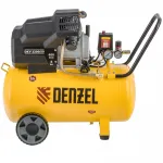 Компрессор поршневой Denzel DKV2200/50,Х-PRO масляный 400л/мин 50л 2200Вт желтый/черный