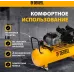 Компрессор поршневой Denzel BCV2300/100 масляный 440л/мин 100л 2300Вт желтый/черный