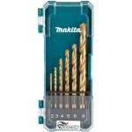 Набор сверл Makita D-72833 по металлу (6пред.) для дрелей