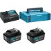 Батарея аккумуляторная Makita MKP1SM122 BL1041Bx2 CXT 12В 4Ач Li-Ion (З/У в компл.) (197641-2)