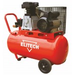 Компрессор поршневой Elitech КПР 100/360/2.2 масляный 320л/мин 100л 2200Вт красный/черный