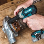 Гайковерт Makita TW161DZ аккум. патрон:квад.3/8" (кейс в комплекте)