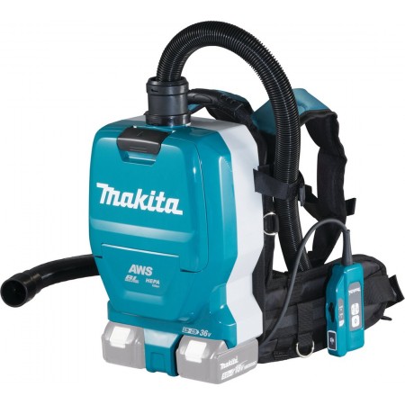 Строительный пылесос Makita DVC265ZXU (уборка: сухая) зеленый