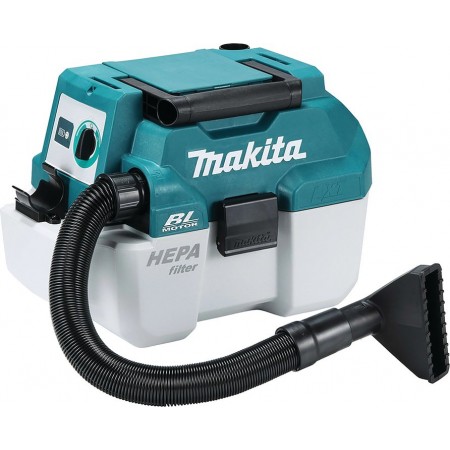 Строительный пылесос Makita DVC750LZ (уборка: сухая/влажная) синий