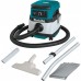 Строительный пылесос Makita DVC150LZ (уборка: сухая/влажная) белый