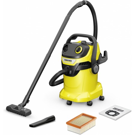 Строительный пылесос Karcher WD 5 V-25/5/22 1100Вт (уборка: сухая/сбор воды) желтый