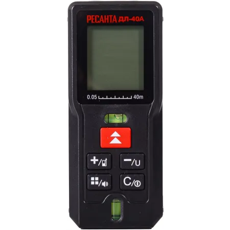 Лазерный дальномер Ресанта ДЛ-40A 2кл.лаз. 670нм цв.луч. красный в кейсе (61/10/526)