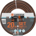 Шланг Gardena Highflex 1/2" 20м поливочный армированный черный/оранжевый (18064-20.000.00) Шланг Gardena Highflex 1/2" 20м поливочный армированный черный/оранжевый (18064-20.000.00)