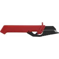 Нож строит. Knipex KN-9856 лезв.1шт красный