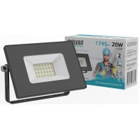 Прожектор уличный Gauss Elementary 613100220 светодиодный 20Втчерный