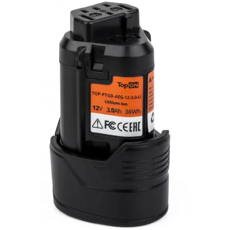 Батарея аккумуляторная TopON TOP-PTGD-AEG-12-3.0-Li 12.0В 3.0Ач Li-Ion
