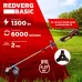 Триммер электрический RedVerg Basic EB-1300 1300Вт 1.77л.с. разбор.штан. реж.эл.:леска/нож