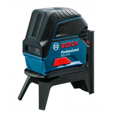 Нивелир лазерн. Bosch GCL 2-15 + RM1 + BM3 clip 2кл.лаз. 650нм цв.луч. красный (0601066E02)