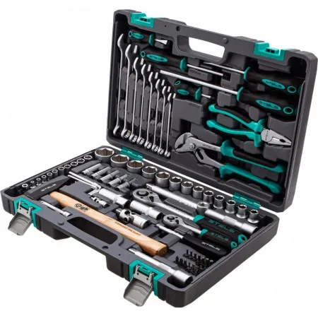 Набор инструментов Stels 14104 76 предметов (жесткий кейс) Набор инструментов Stels 14104 76 предметов (жесткий кейс)