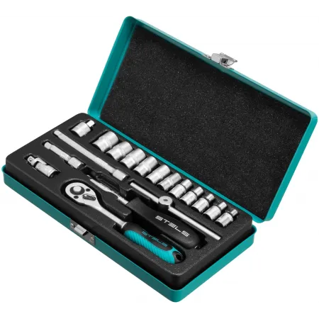 Набор инструментов Stels 13573 18 предметов (жесткий кейс)