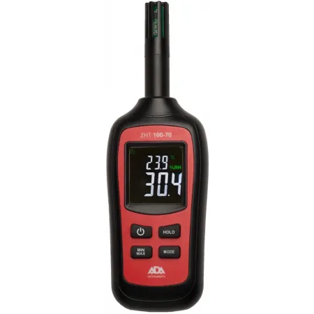 Термогигрометр Ada ZHT 100-70 портативный красный/черный (А00516)