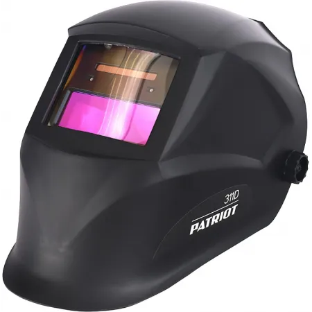 Маска сварщика Patriot 880502201 филь.:хамел. кл.:1/1/1/2 см.экр.90x35мм черный