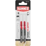 Набор пилок по дереву Hammer Flex JG WD-PL T119B 2пред. (лобзики)
