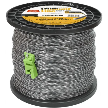 Леска для садовых триммеров Rezer Ultra-pro TRI-TWIST d=4мм L=12м (03.007.00132)