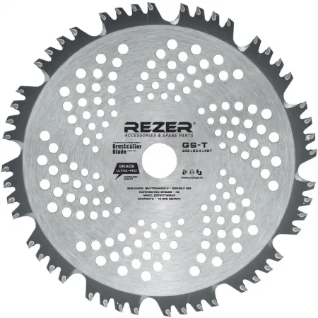 Нож для триммеров Rezer GS-T L=230мм (03.010.00008)