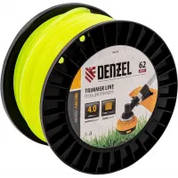 Леска для садовых триммеров Denzel 96295 d=4мм L=62м