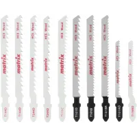 Набор пилок по дереву Matrix 78249 10пред. (лобзики)