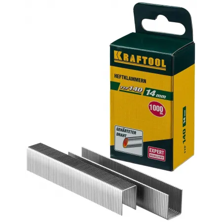 Скобы для степлера Kraftool 31680-14 серебристый