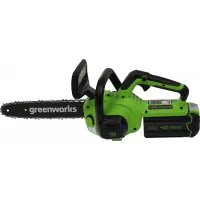Цепная пила Greenworks G40CS30K2 аккум. дл.шины:12" (30cm) 1аккум. 4Ач ЗУ (2007807UB)