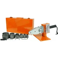 Сварочный аппарат для пластиковых труб Союз СТС-7220 2кВт Тмакс.:300 парн.насад. 6насад. (кейс в компл.) Сварочный аппарат для пластиковых труб Союз СТС-7220 2кВт Тмакс.:300 парн.насад. 6насад. (кейс в компл.)