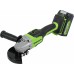 Углошлифовальная машина Greenworks GD24AGK4 10500об/мин рез.шпин.:M14 d=125мм (3200207UB)