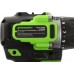 Дрель-шуруповерт Greenworks GD24DD90 аккум. патрон:быстрозажимной (3707507)