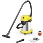 Строительный пылесос Karcher WD 3 S V-19/4/20 (YSY) 1000Вт (уборка: сухая/сбор воды) желтый