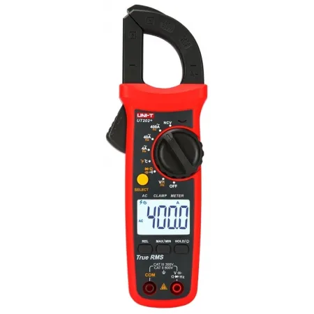 Клещи токоизмерительные Uni-T UT202+ цифр. измер.ток:переменный черный/красный (106878)