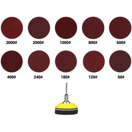 Набор кругов Deko RT101 (065-0675) d=50мм d(посад.)=3мм (граверы) (упак.:100шт)