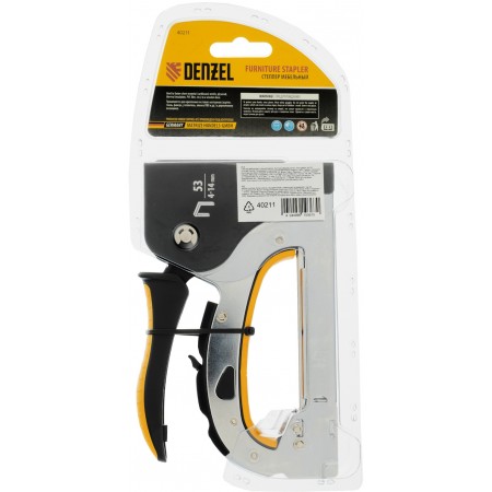 Степлер ручной Denzel 40211 скобы тип 53: 4-14мм